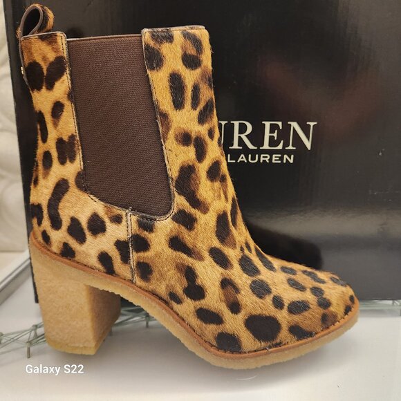 Ralph Lauren Shoes - Ralph Lauren " Marianna" Leopard Chelsea boots. NIB. Size: various